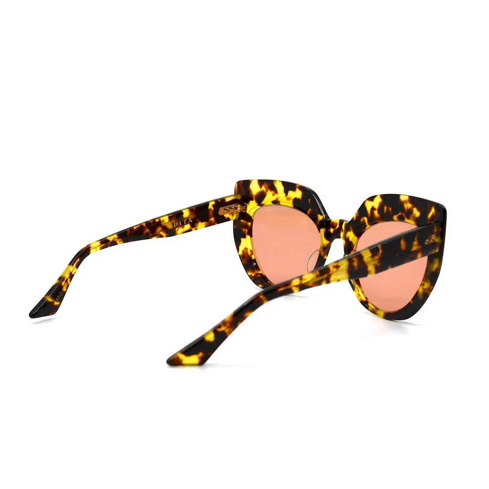 NEW DITA CONIQUE DT8514 HAVANA PINK WOMEN'S SUNGLASSES